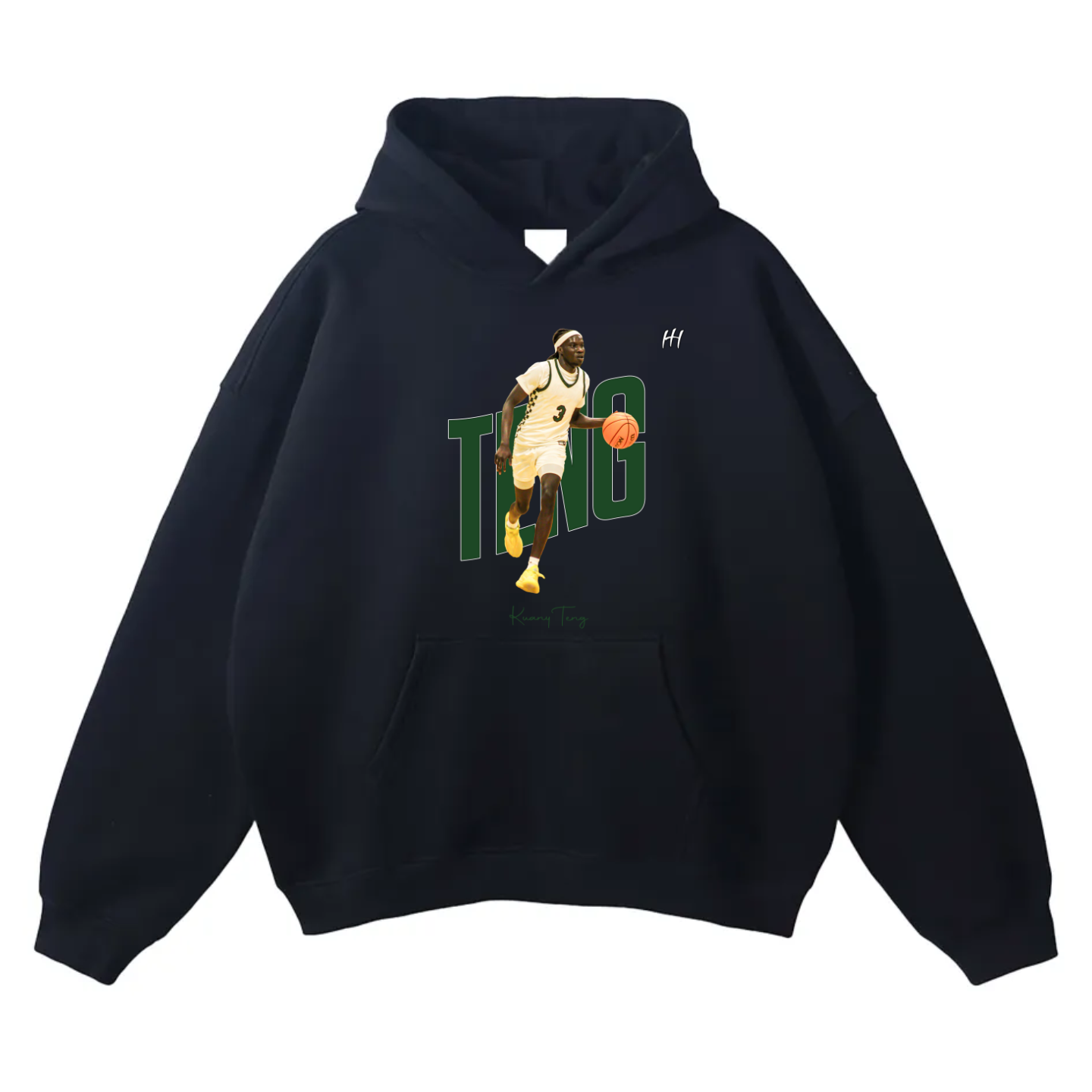Kuany Teng Oversize Fleeced Hoodie