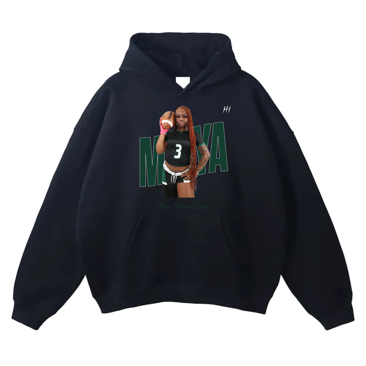 Maiya George Oversize Fleeced Hoodie