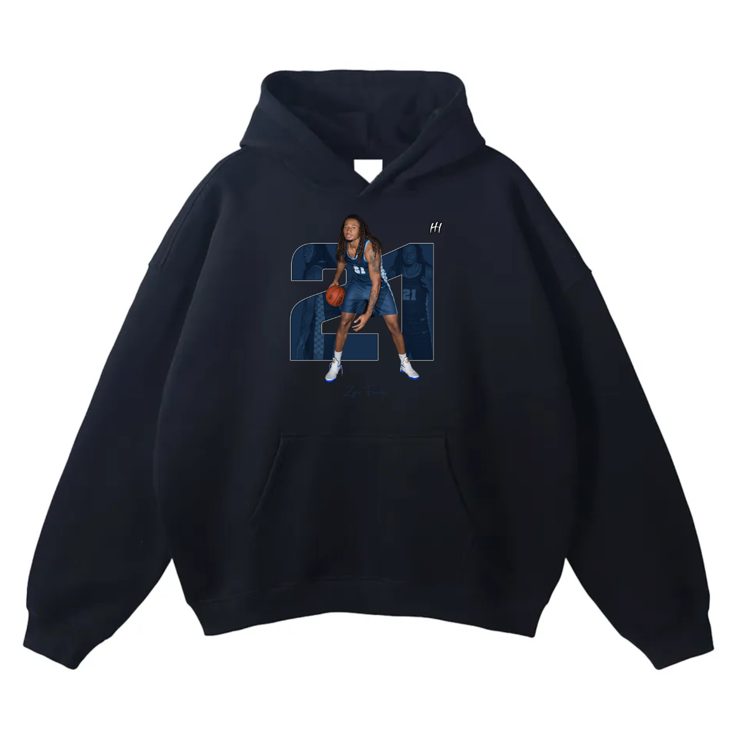 Zyir Fowler Oversize Fleeced Hoodie