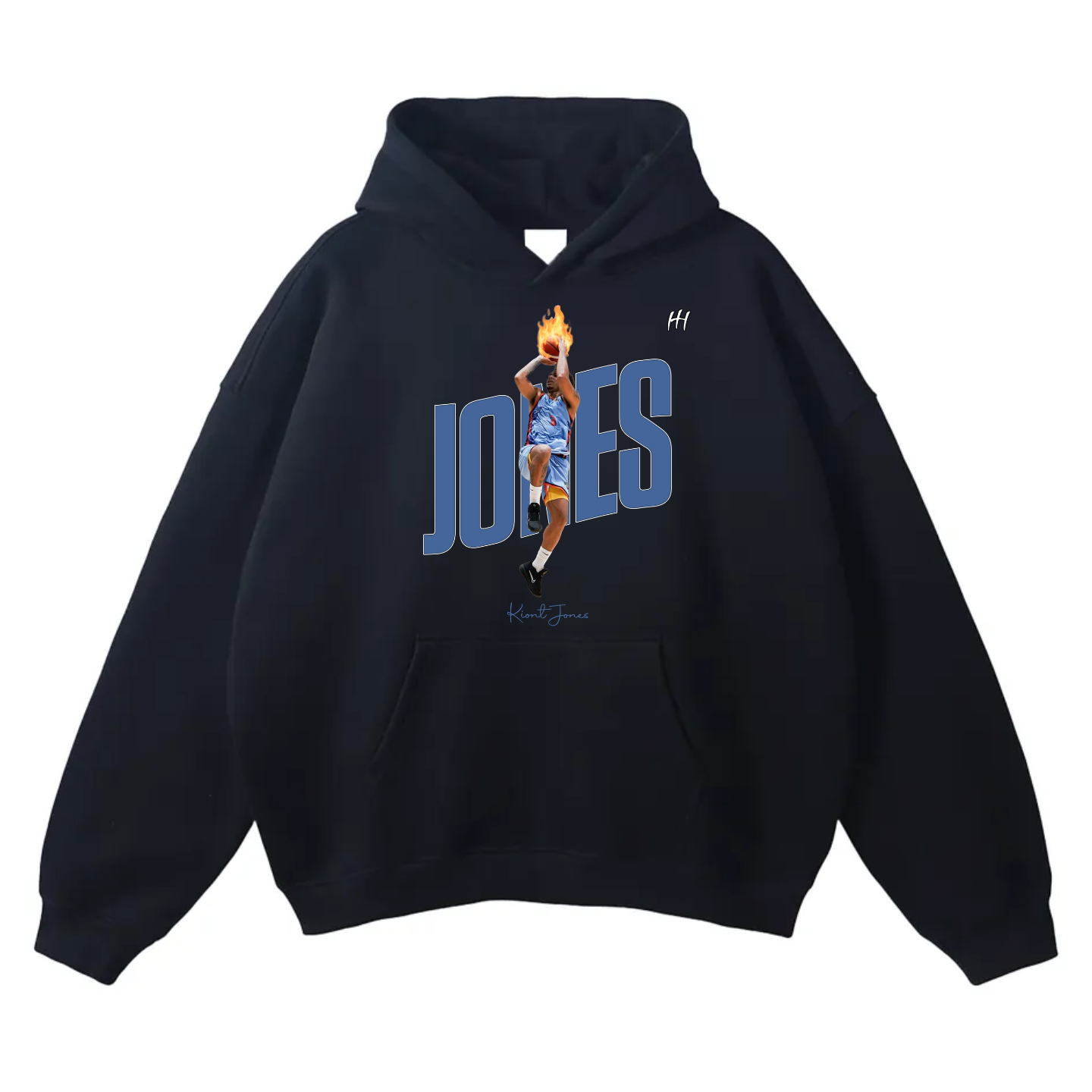Kiont Jones Oversize Fleeced Hoodie