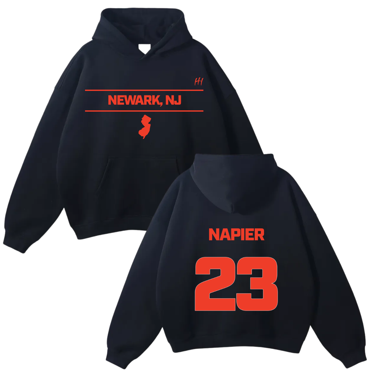 Kahmiyah Napier Oversize Fleeced Hoodie