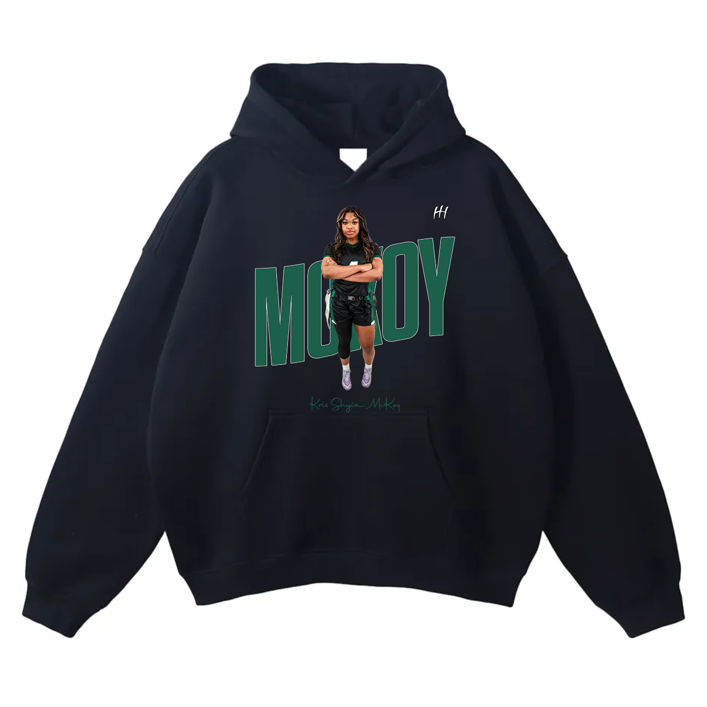 Kris'shiya Oversize Fleeced Hoodie
