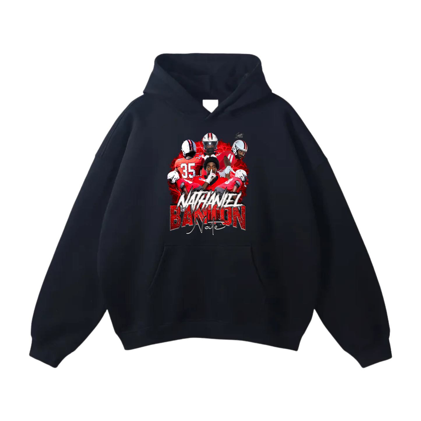Nathaniel Banton Oversize Fleeced Hoodie