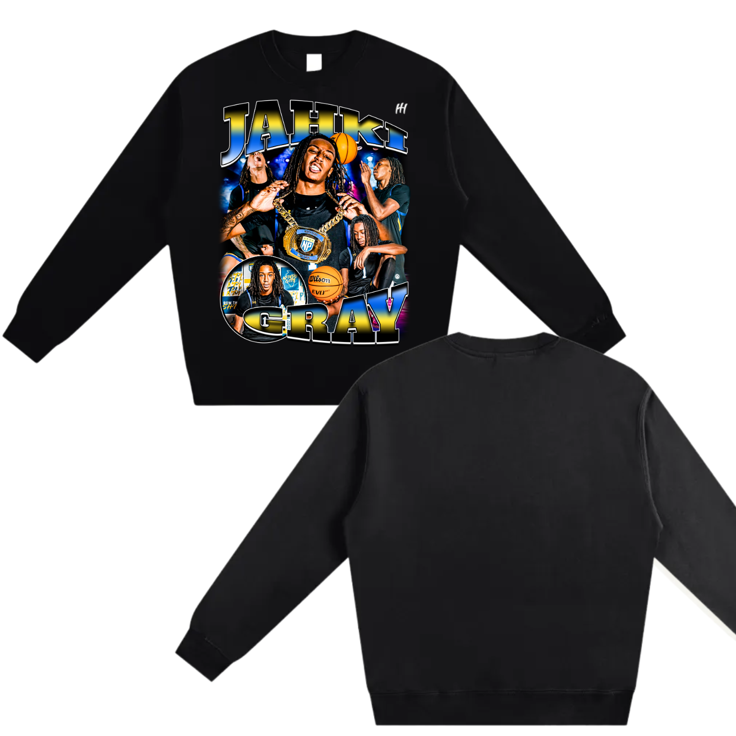 Jahki Gray Heavyweight Crewneck Sweatshirt