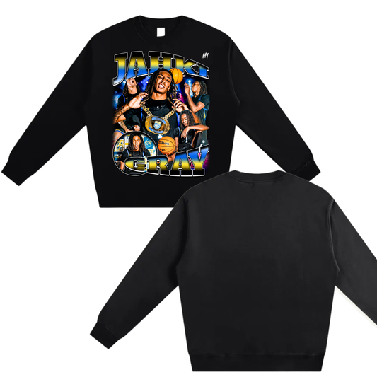 Jahki Gray Heavyweight Crewneck Sweatshirt