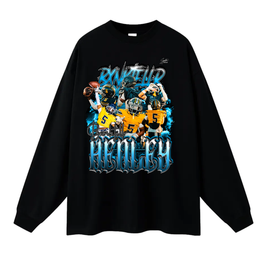 Bxnktellr Henley Long Sleeve Tee