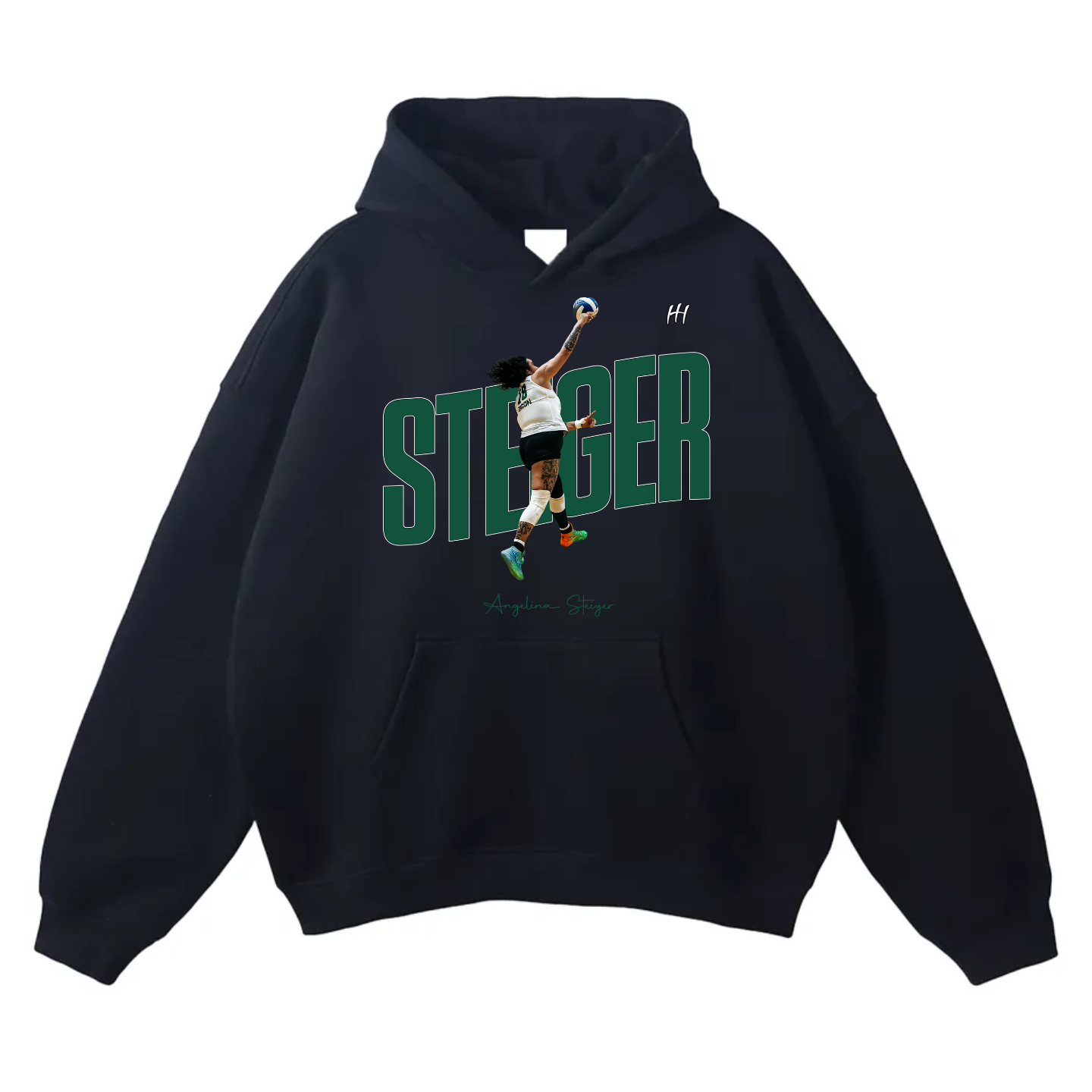 Angelina Steiger Oversize Fleeced Hoodie