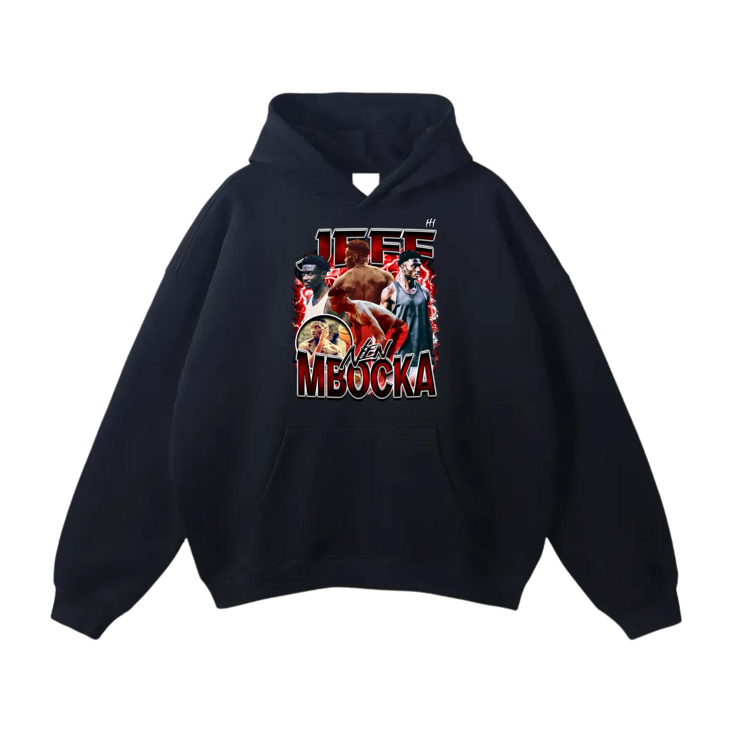 Jeff Nen Mbocka Oversize Fleeced Hoodie