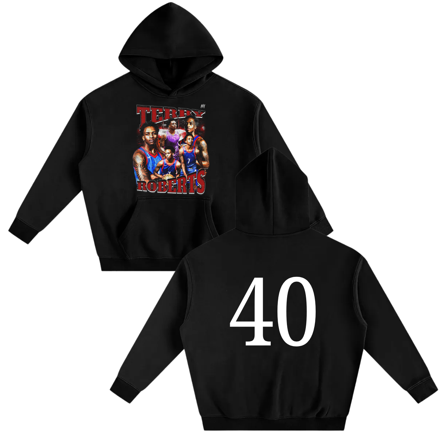 Terry Roberts Oversize Fleeced Hoodie