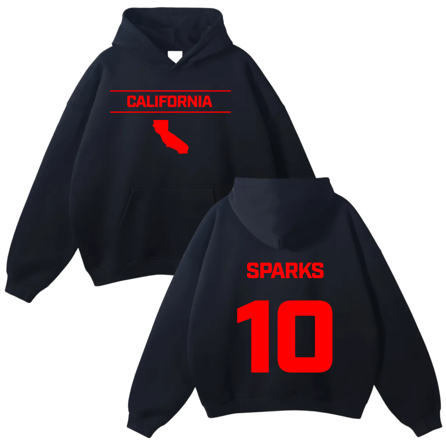 Kevian Sparks Oversize Fleeced Hoodie