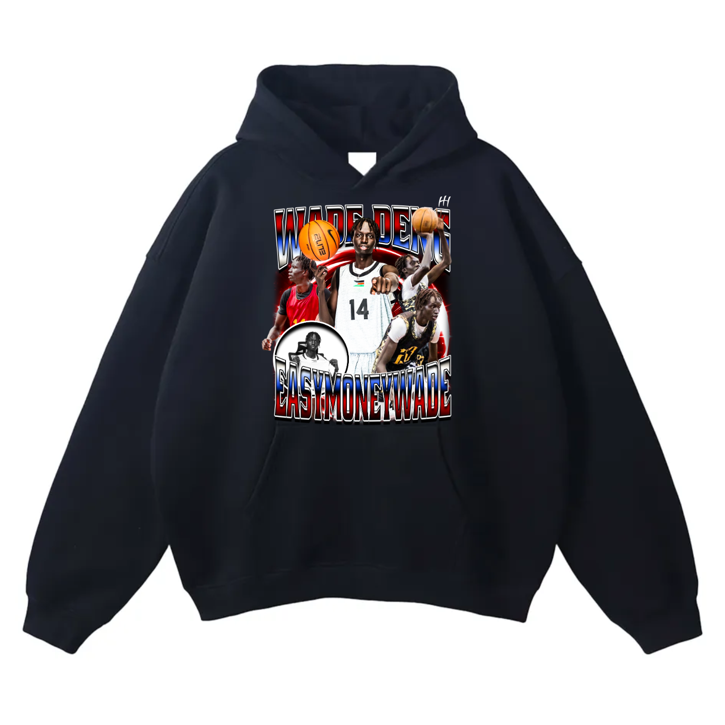 Wade Deng Malual Oversize Fleeced Hoodie