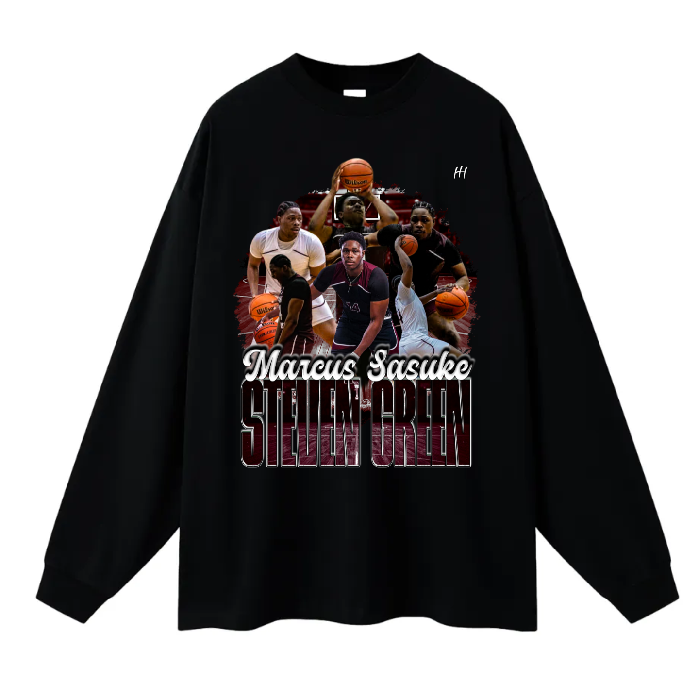 Marcus Sasuke-Steven Green Long Sleeve Tee
