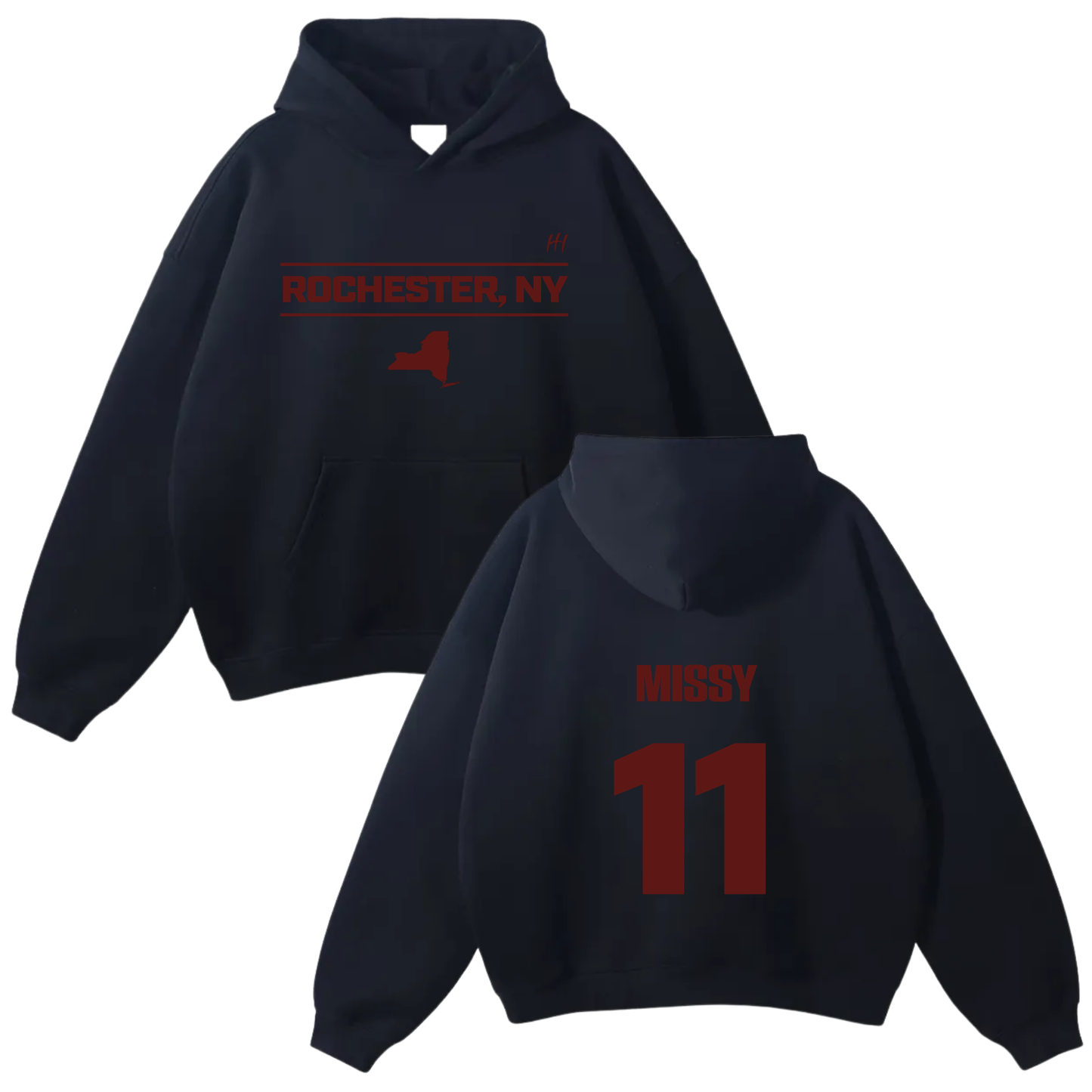 Loren Green Oversize Fleeced Hoodie