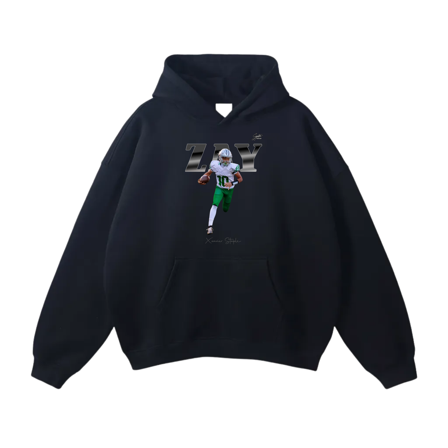 Xzavier Staple Oversize Fleeced Hoodie