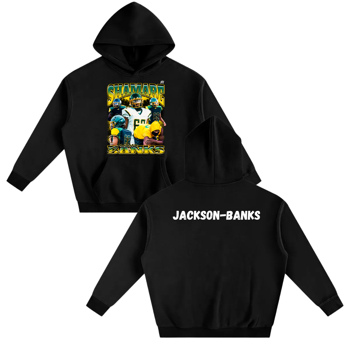 Shamare’ Jackson-Banks Oversize Fleeced Hoodie