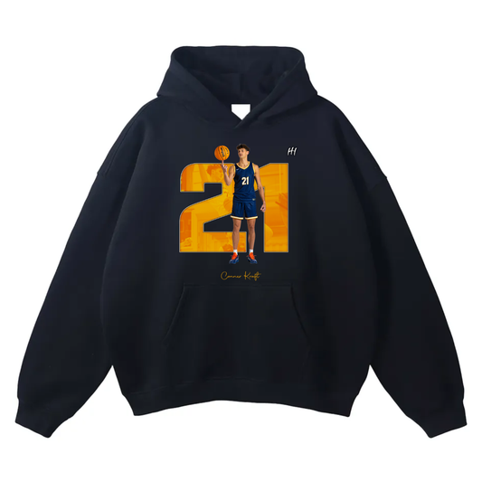 Conner Kraft Oversize Fleeced Hoodie