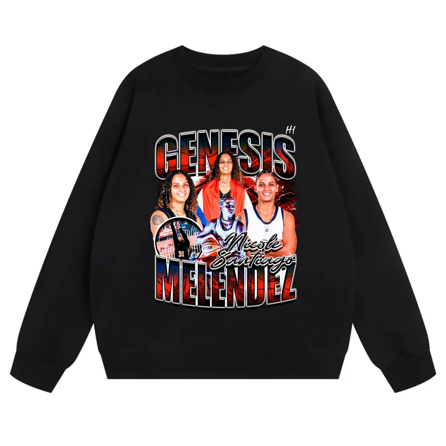 Genesis Nicole Santiago Melendez Heavyweight Crewneck Sweatshirt
