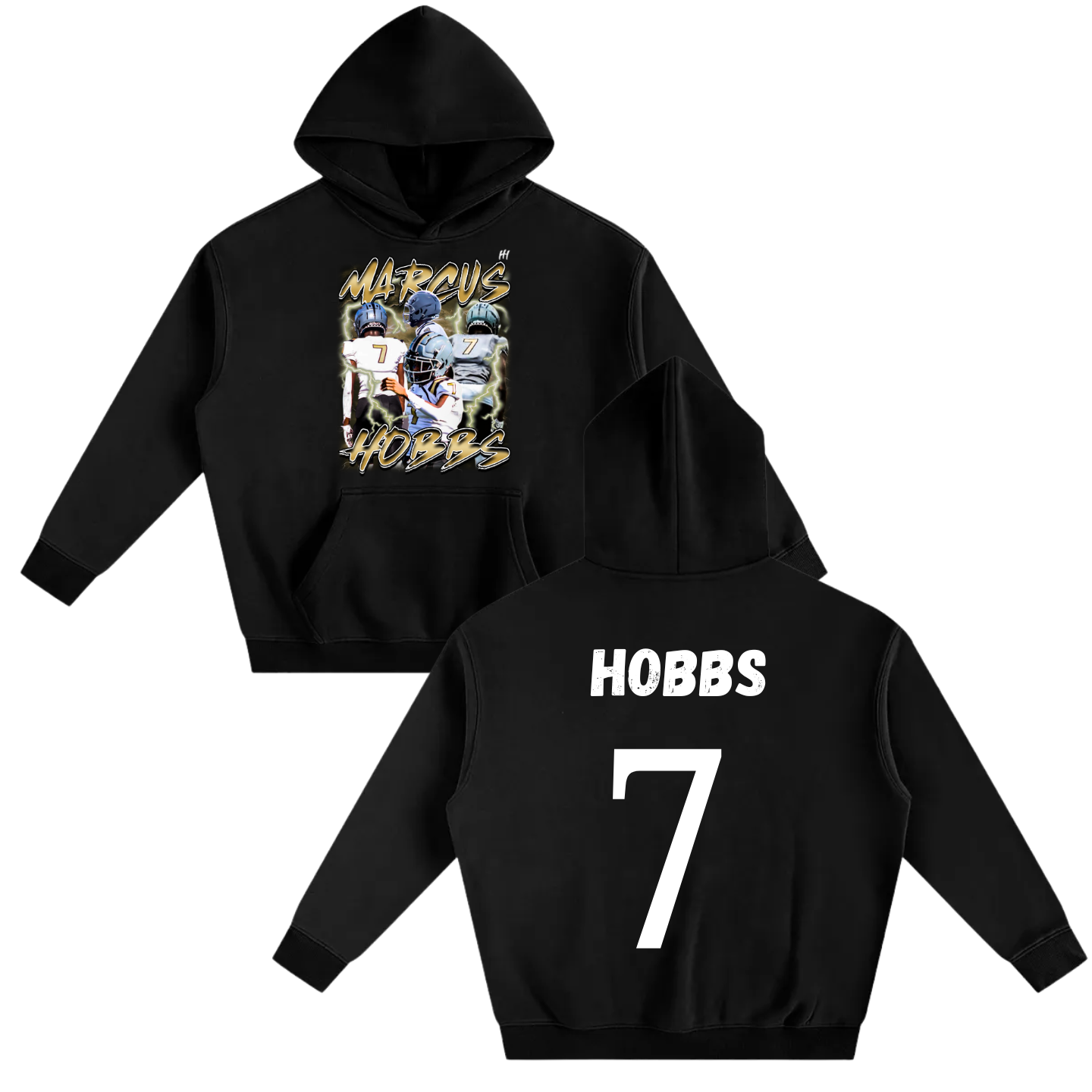 Marcus Hobbs Oversize Fleeced Hoodie