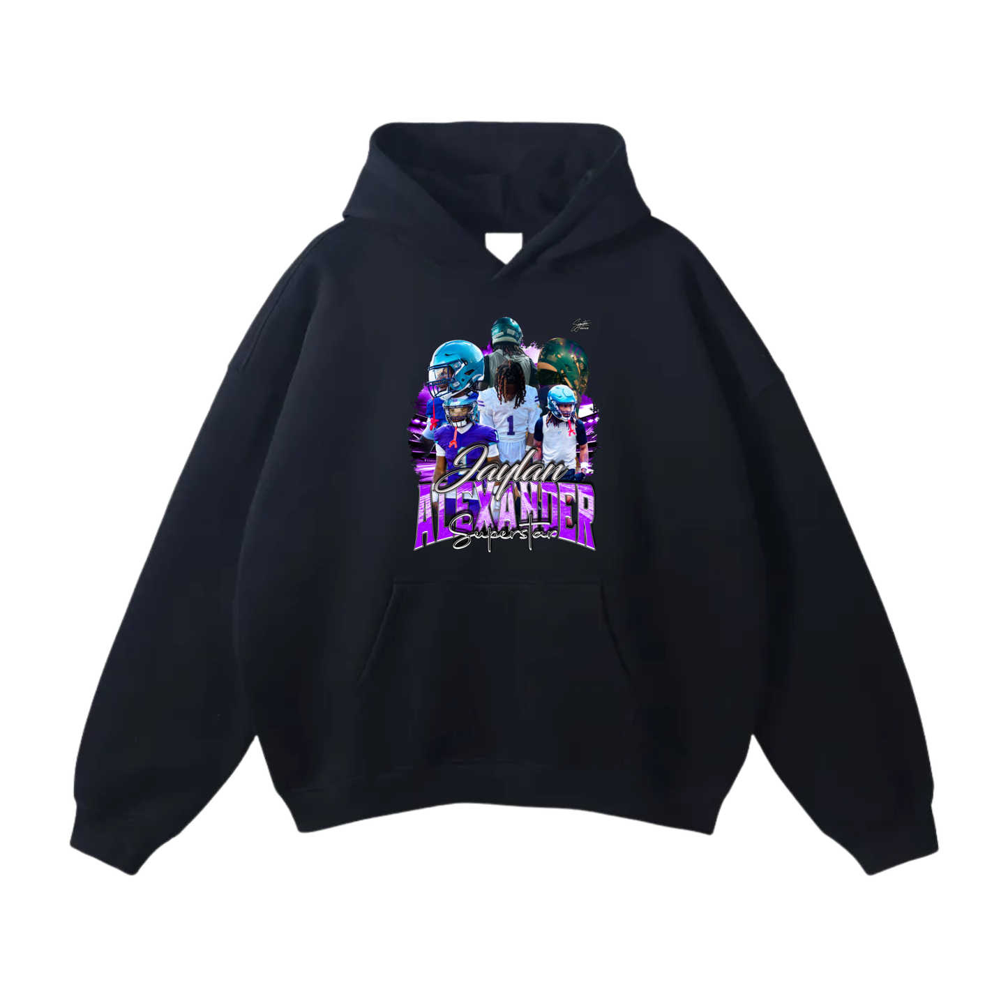 Jaylan Alexander Oversize Fleeced Hoodie