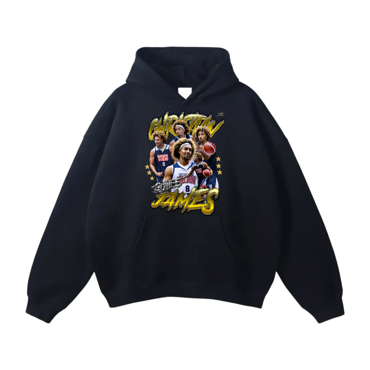 Christian James Oversize Fleeced Hoodie