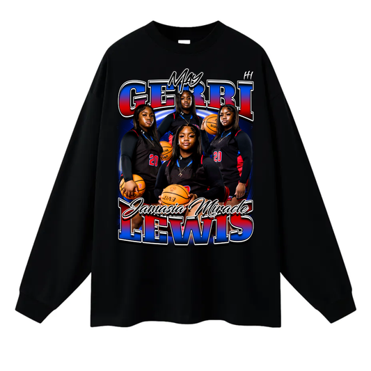 Gerri Jamasia Miracle Lewis Long Sleeve Tee