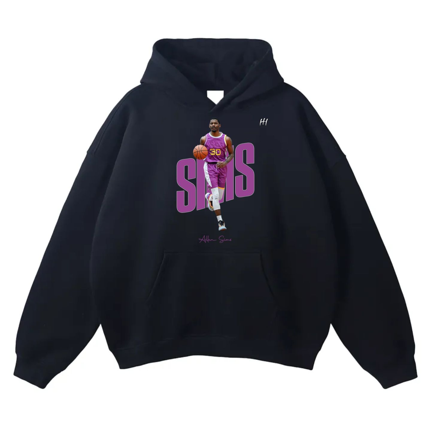 Allen Sims Oversize Fleeced Hoodie