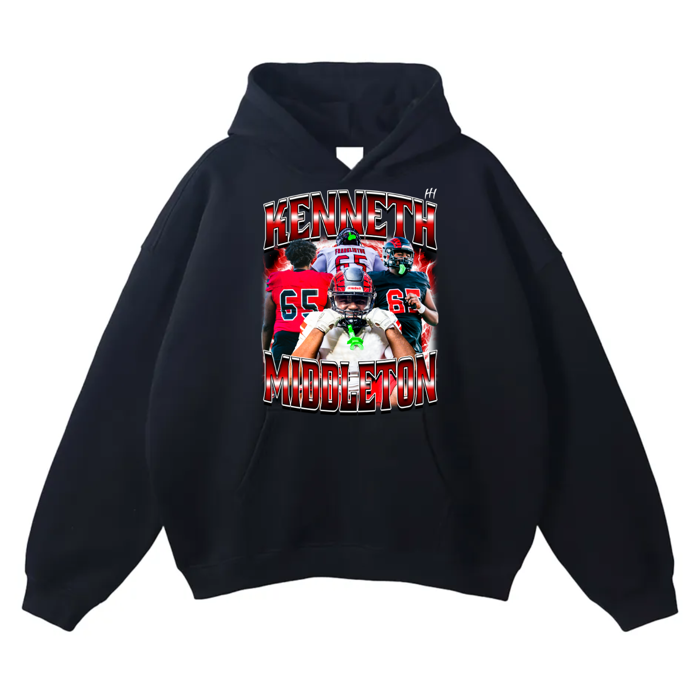 Kenneth Middleton Oversize Fleeced Hoodie