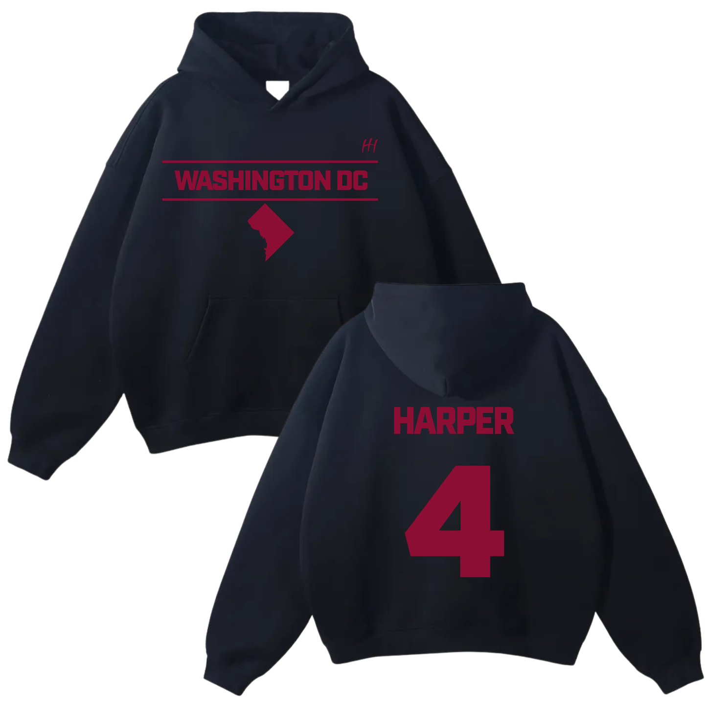 Harper Lewis Oversize Fleeced Hoodie