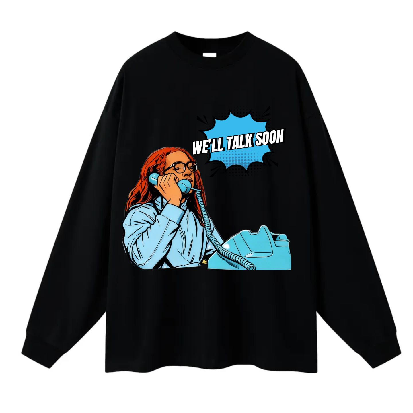 Ethan Royal Long Sleeve Tee