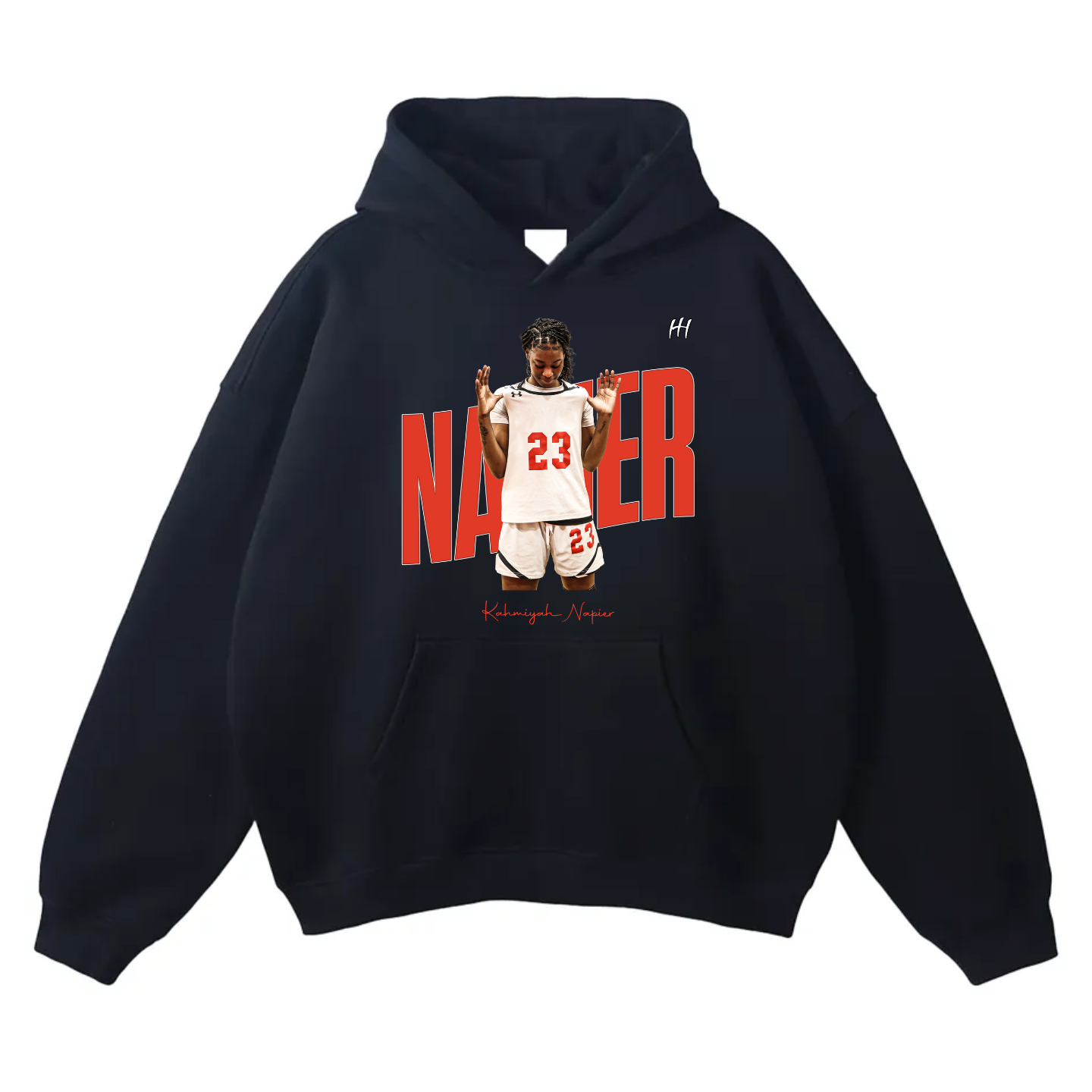 Kahmiyah Napier Oversize Fleeced Hoodie