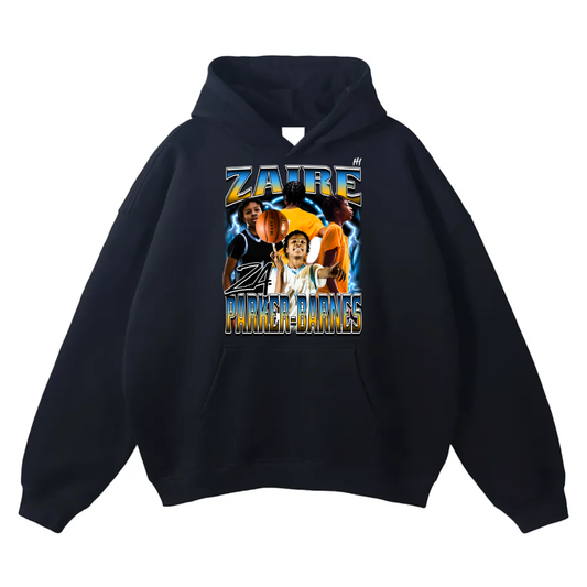 Zaire Parker-Barnes Oversize Fleeced Hoodie