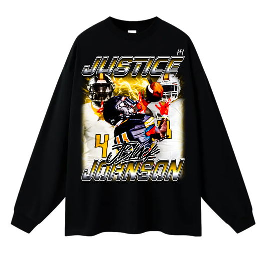 Justice Johnson Long Sleeve Tee