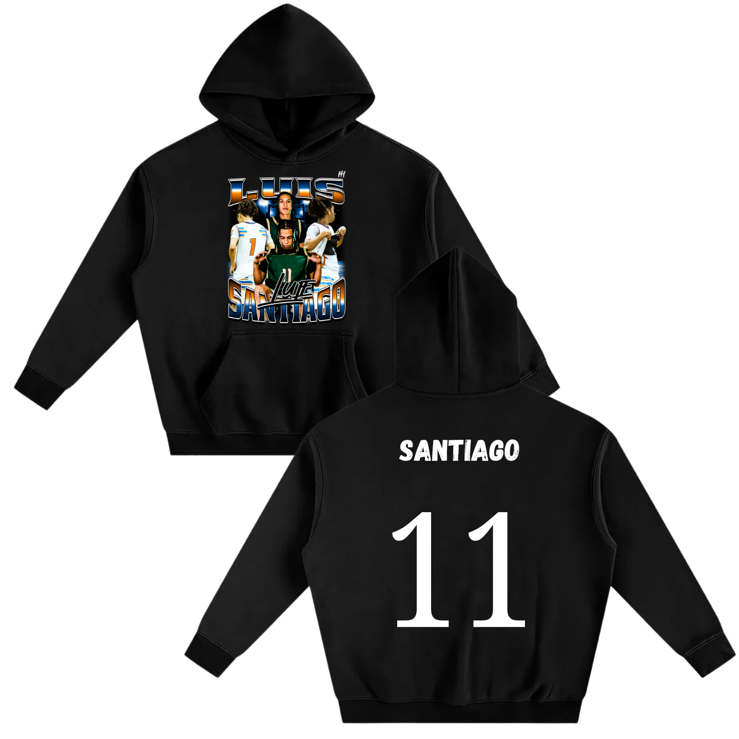 Luis Santiago Oversize Fleeced Hoodie