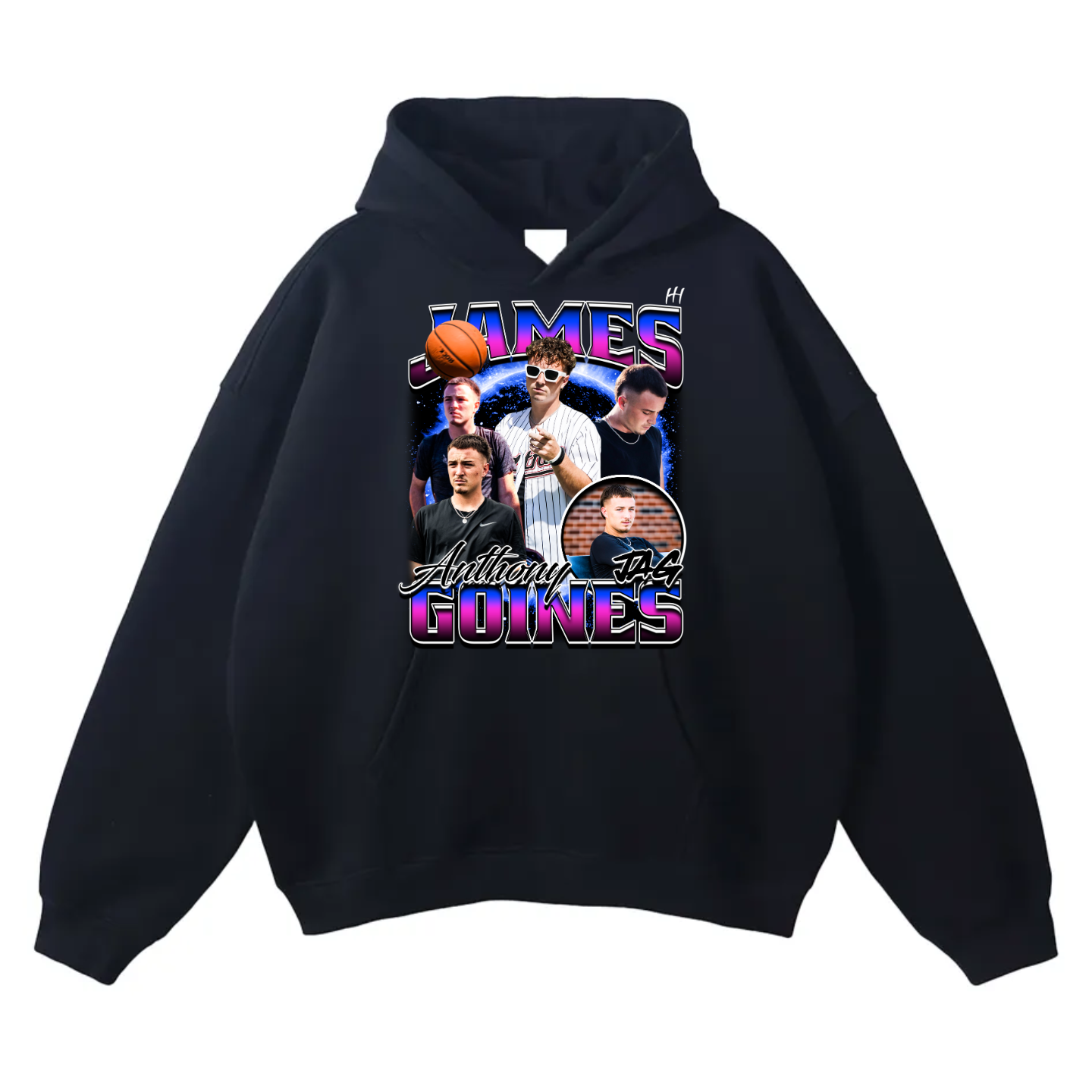 James Anthony Goines Oversize Fleeced Hoodie