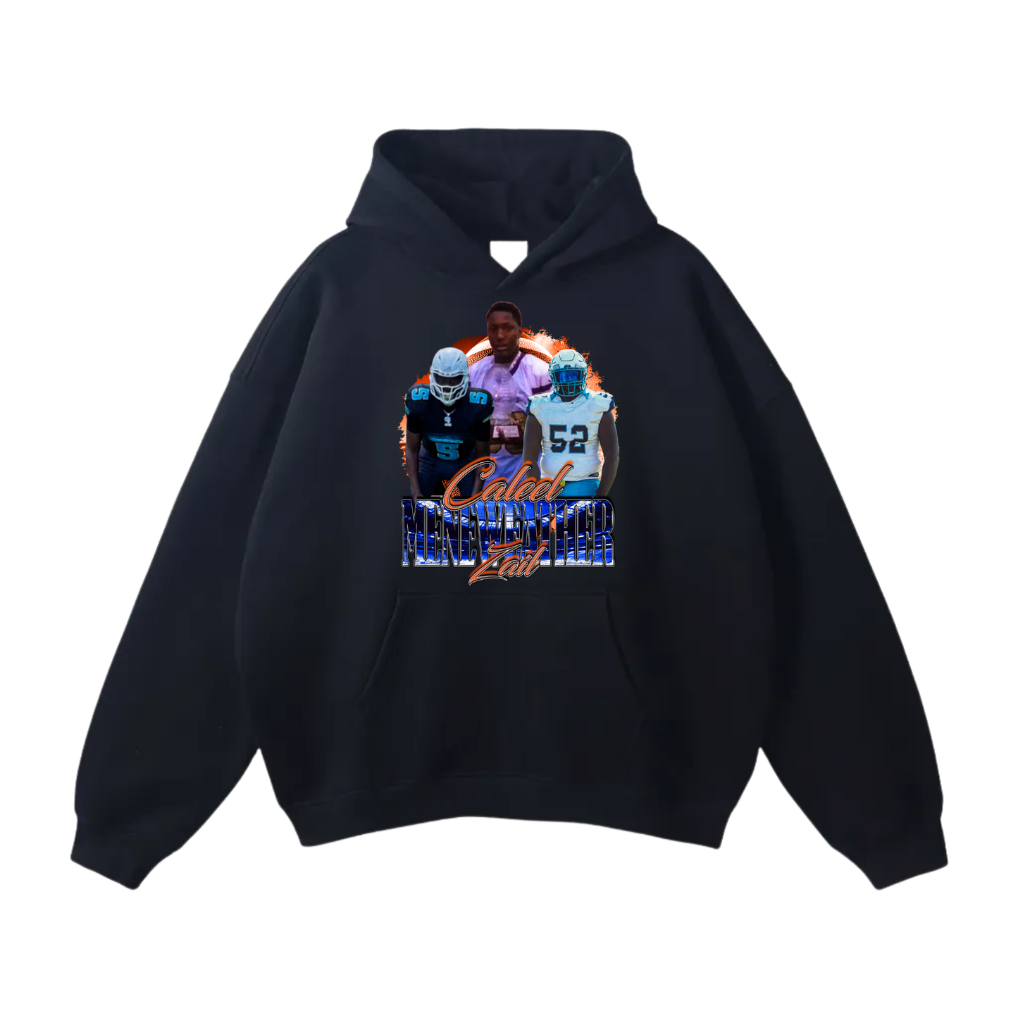 Caleel Meneweather Oversize Fleeced Hoodie