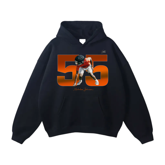 Nicholas Johnson Oversize Fleeced Hoodie