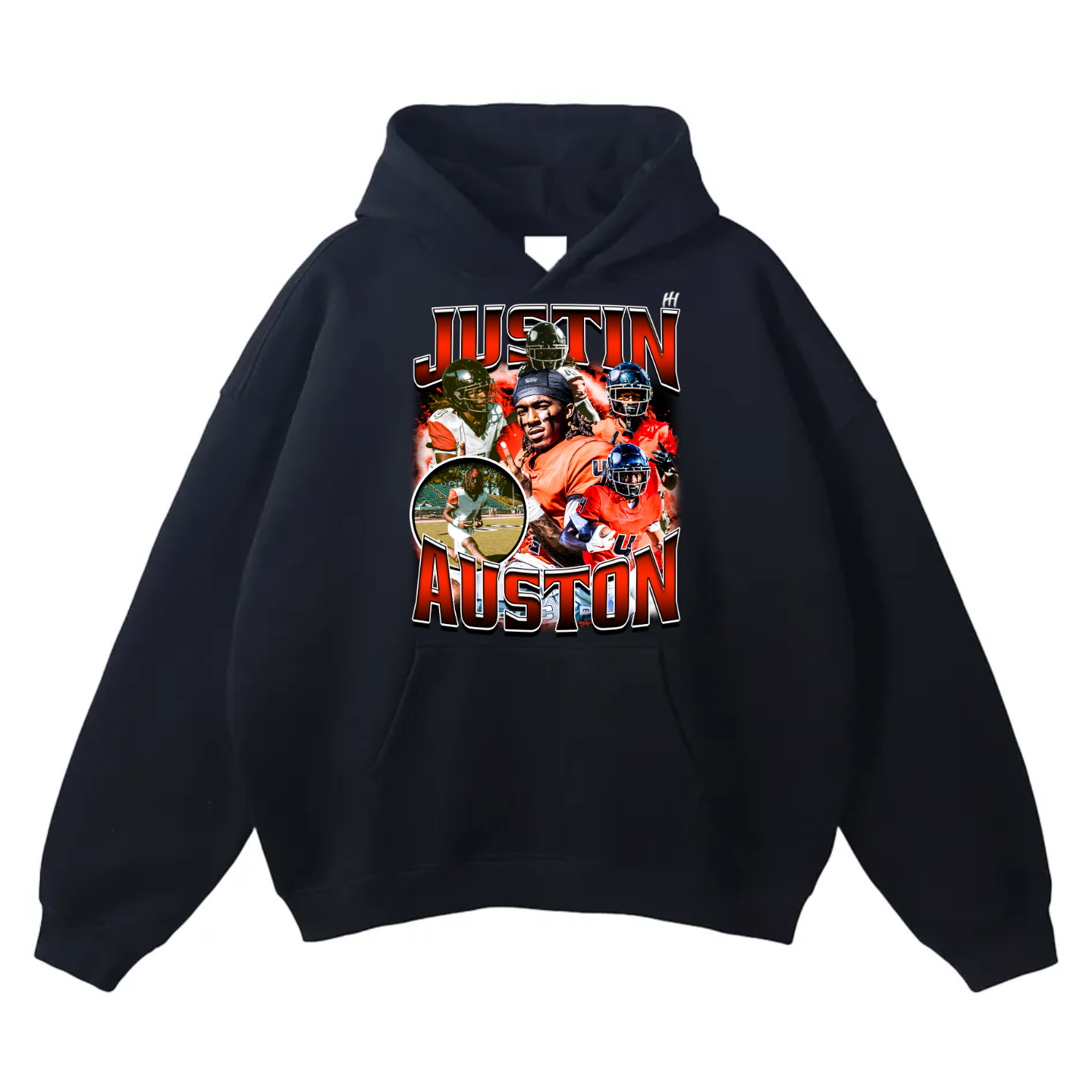 Justin Auston Oversize Fleeced Hoodie