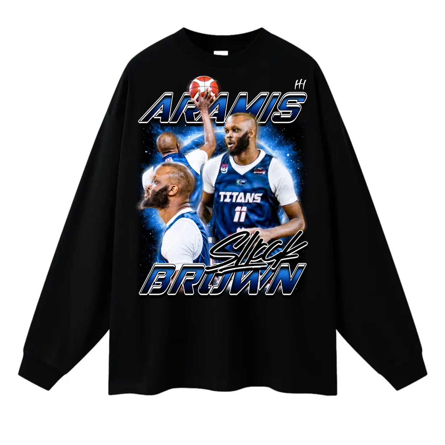 Aramis Brown Long Sleeve Tee