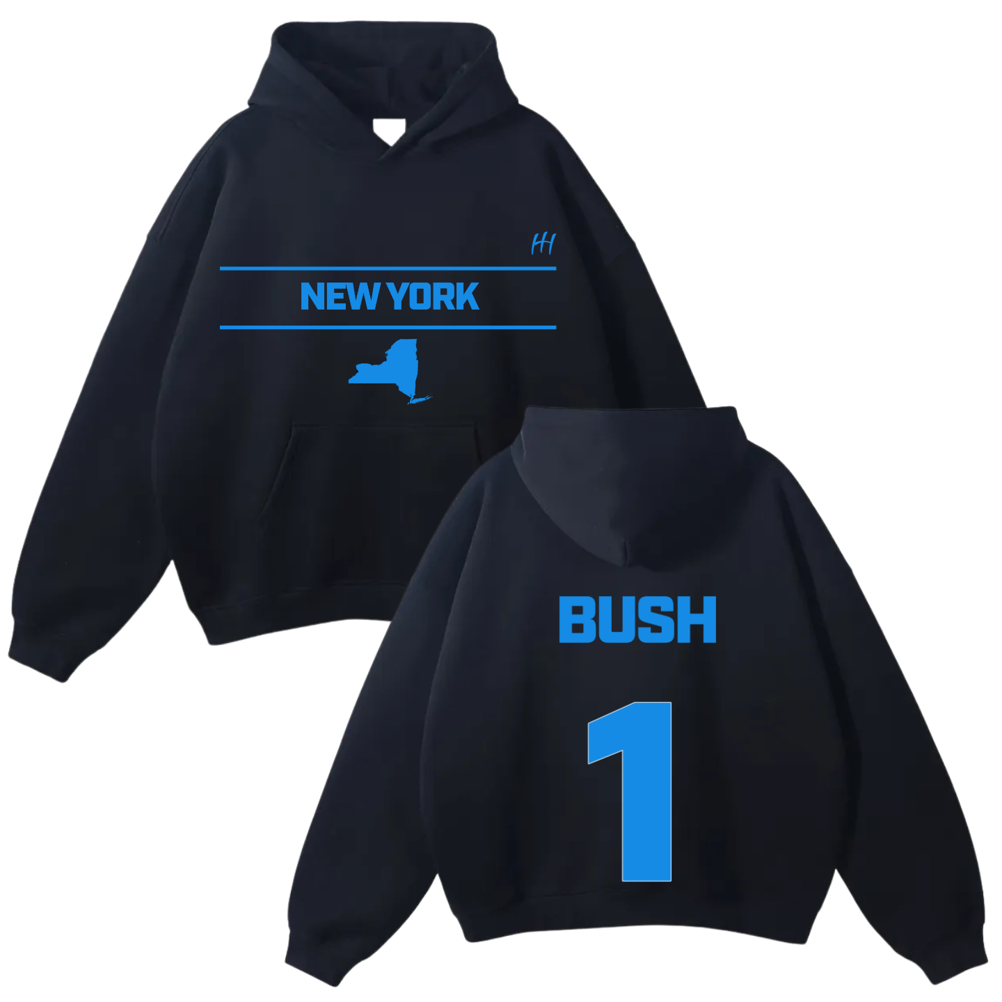 Zyquille Bush Oversize Fleeced Hoodie
