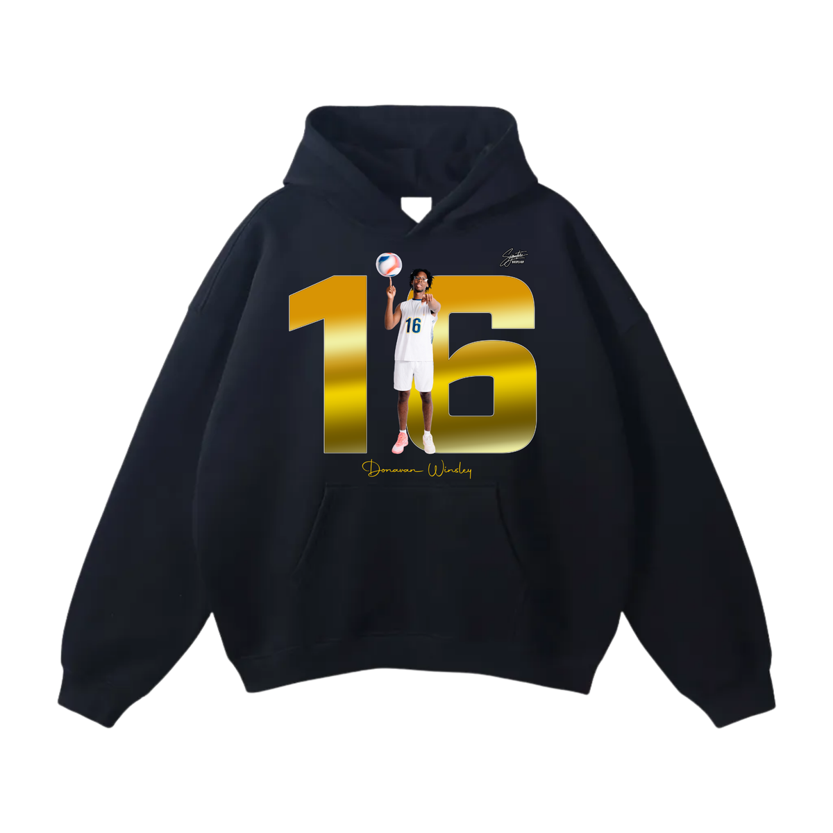 Donavan Winsley Oversize Fleeced Hoodie