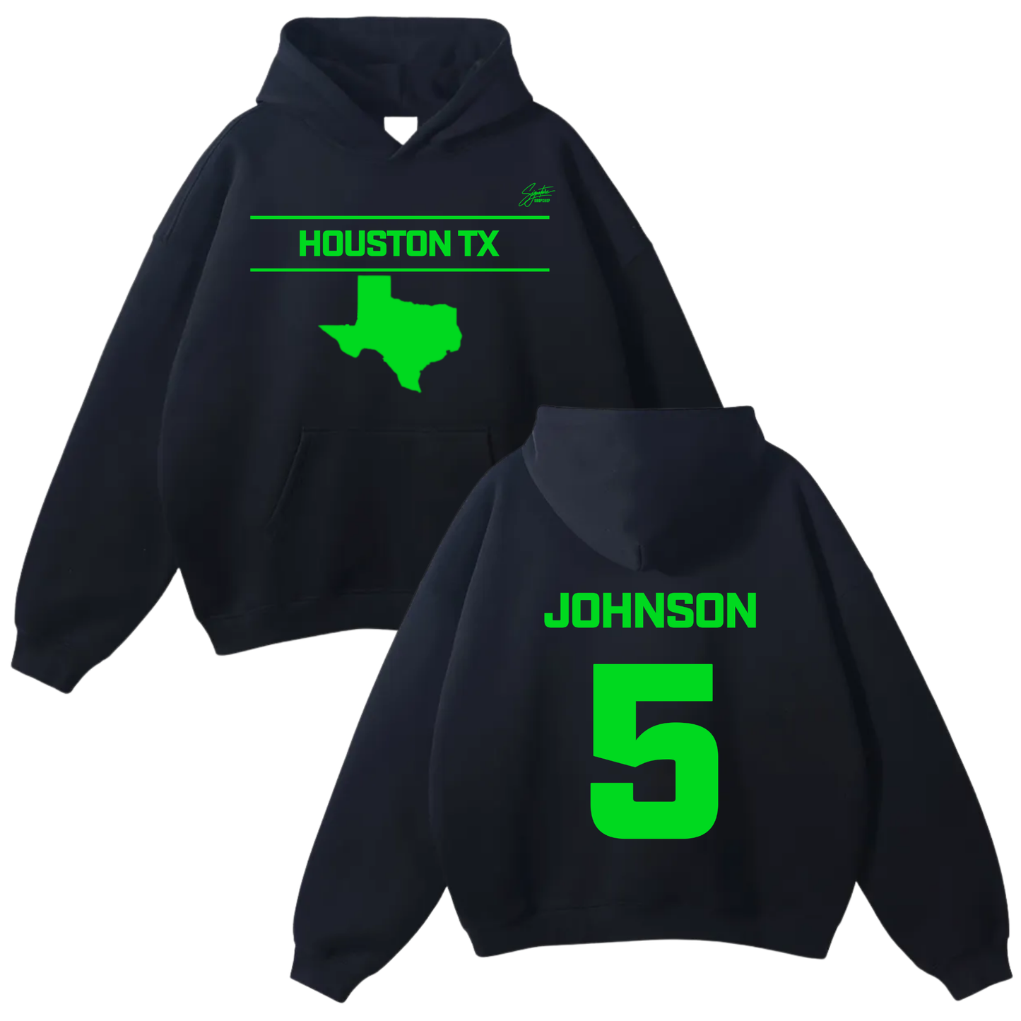Tayvion Johnson Oversize Fleeced Hoodie