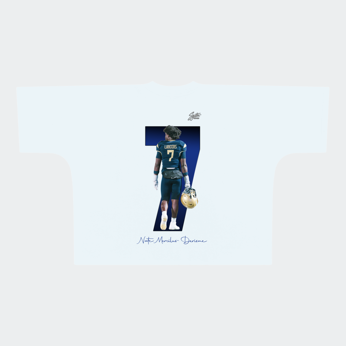 Nate Mercilus Derisme Premium Drop Shoulder/Boxy Tee