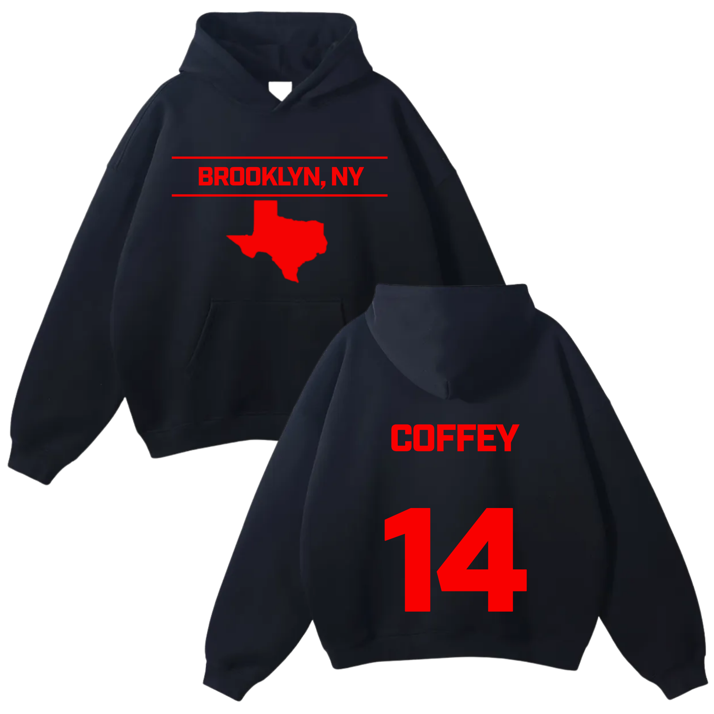Thrysron Coffey Oversize Fleeced Hoodie