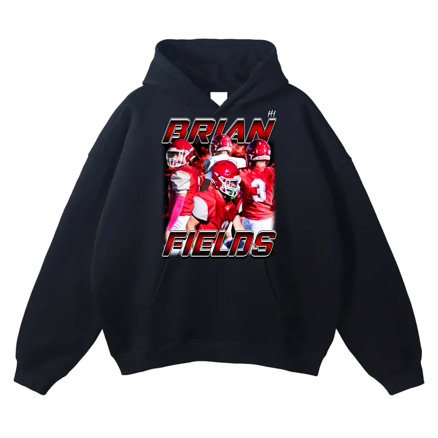 Brian Fields Oversize Fleeced Hoodie