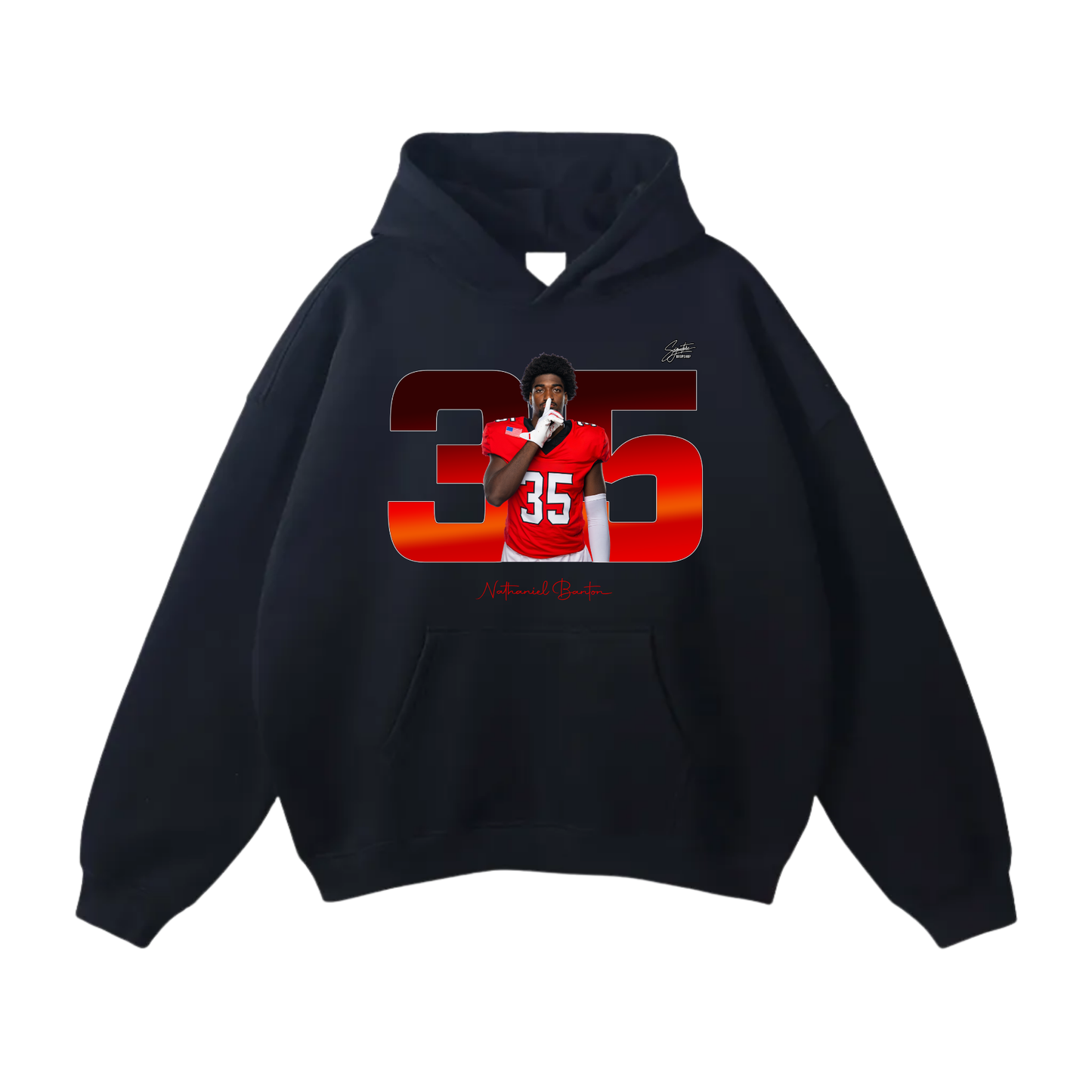Nathaniel Banton Oversize Fleeced Hoodie