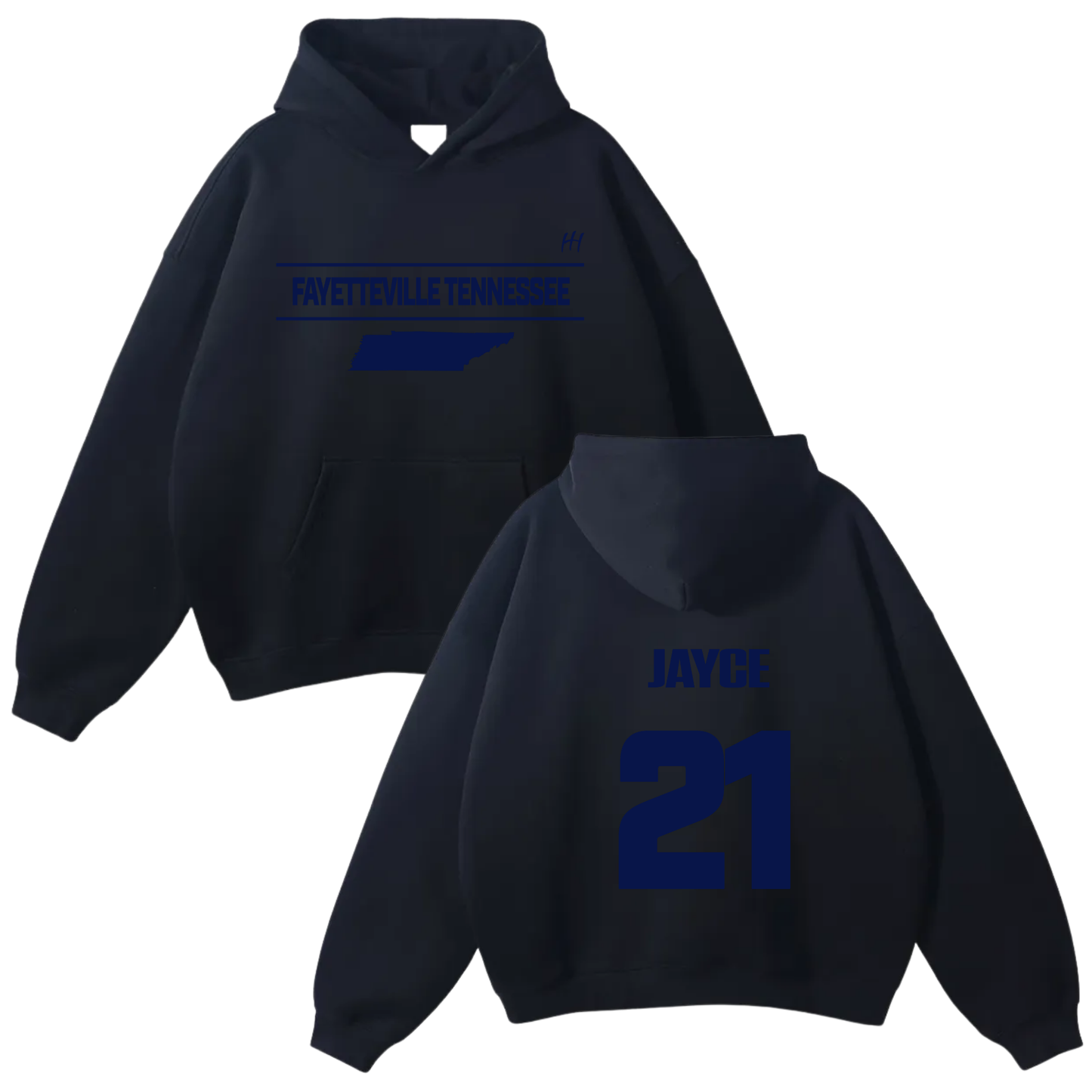 Jayce Jean Oversize Fleeced Hoodie