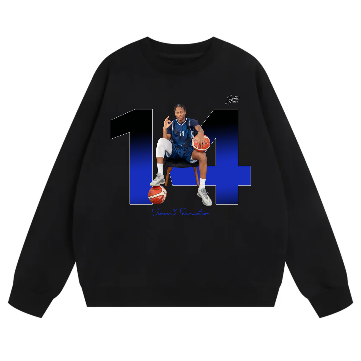 Vincent TAKOUENTSO Heavyweight Crewneck Sweatshirt