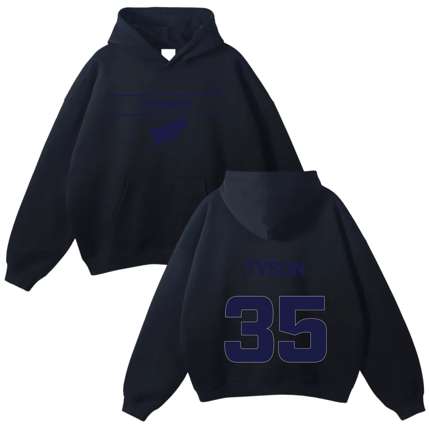 Tyson Noel Charles Oversize Fleeced Hoodie