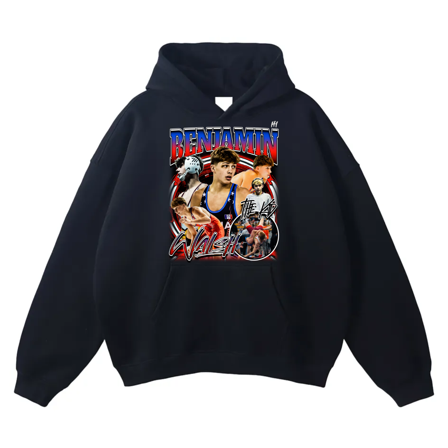 Benjamin Walsh Oversize Fleeced Hoodie