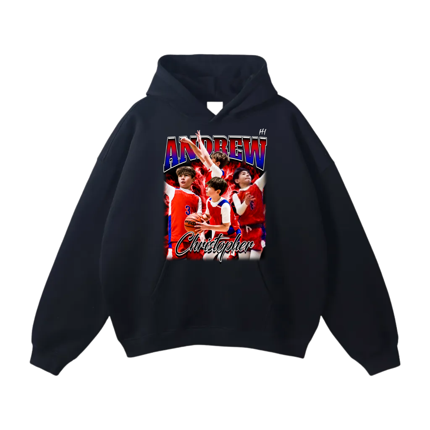 Andrew Christopher Oversize Fleeced Hoodie